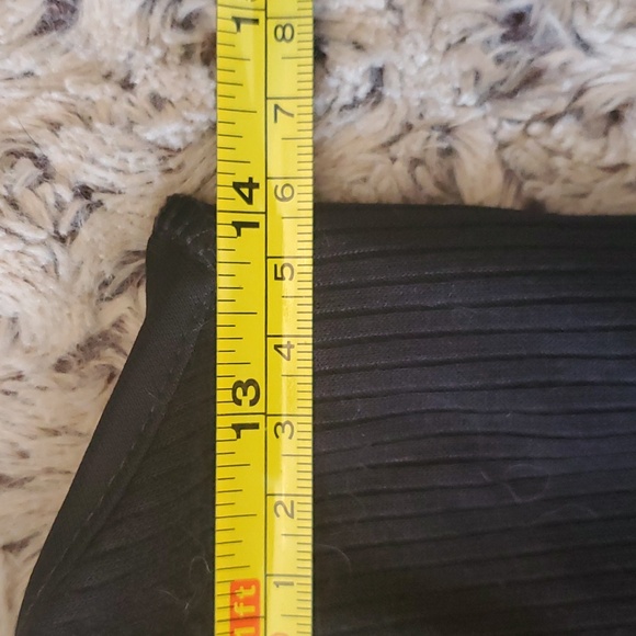 Wet Seal Women's Halter Black Ribbed Summer Casual Dress Size: Small - Picture 6 of 8